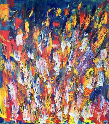 Original Abstract Paintings by Hans-Guenter Hoeffken