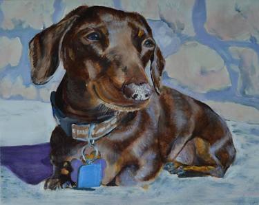 Original Dogs Paintings by Pete Davies