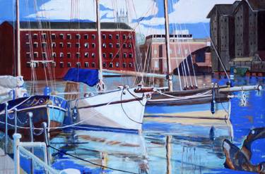 Print of Sailboat Paintings by Pete Davies