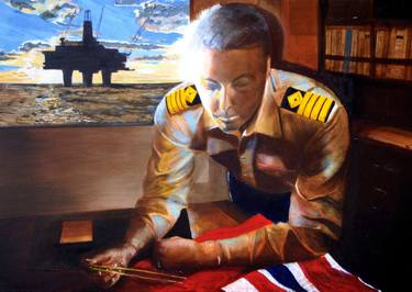 Print of Figurative Ship Paintings by Pete Davies