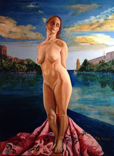 Original Nude Painting by Pete Davies
