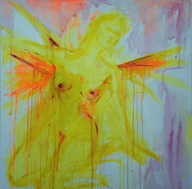 Original Abstract Women Painting by Patricia Sanyal