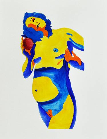 Print of Figurative Nude Paintings by Eva de Novoparis