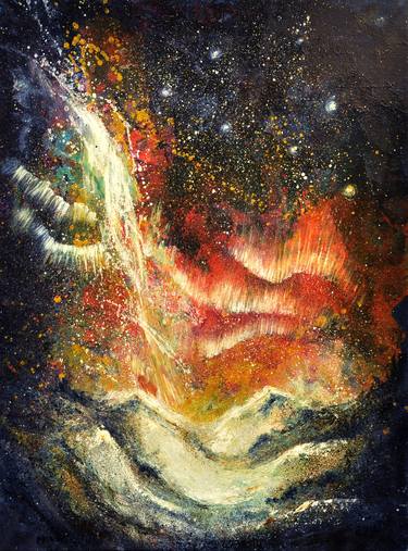 Print of Outer Space Paintings by Eva de Novoparis