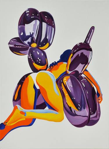 Original Pop Art Nude Paintings by Eva de Novoparis
