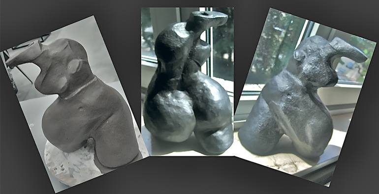 Original Body Sculpture by Anouk Ganzevoort