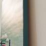 Fine Art Photograph printed on matte gallery wrapped canvas. High clouds on a hot cloudy day made the color pop.