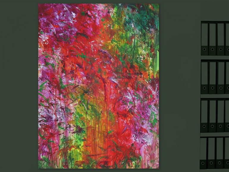 Original Abstract Expressionism Abstract Painting by Ron Halfant