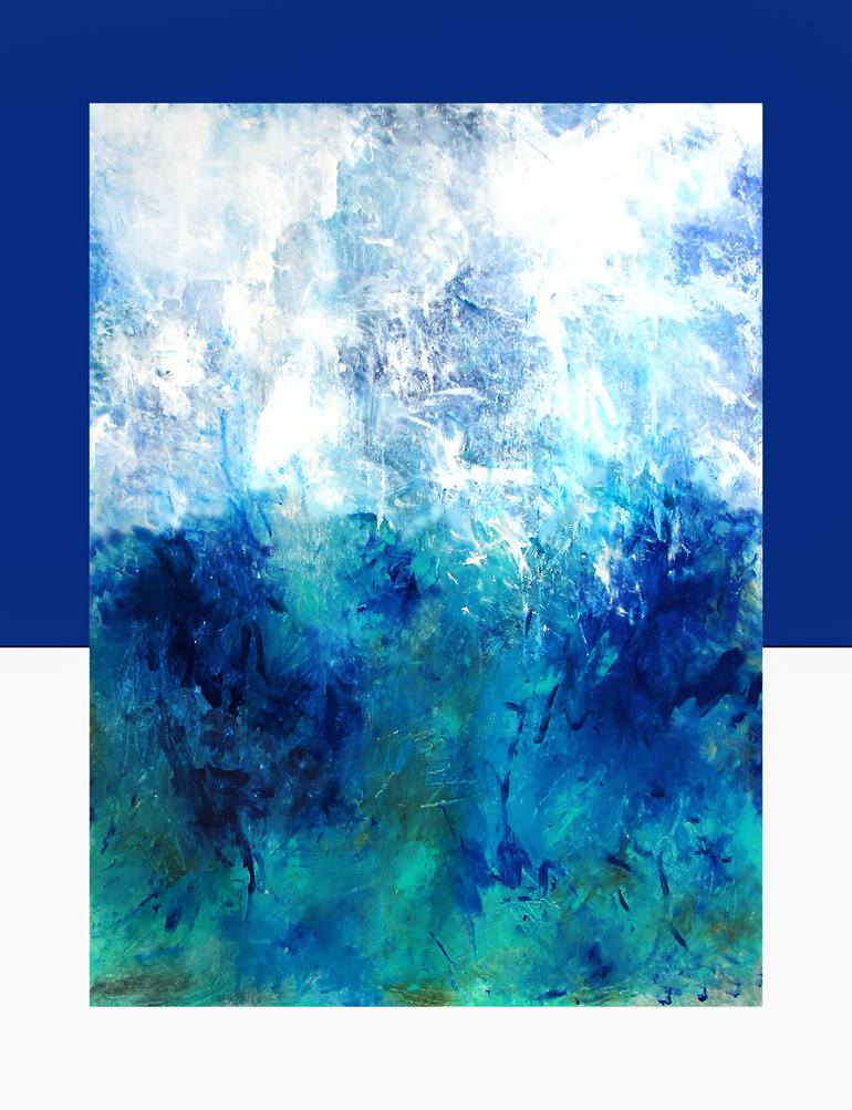 Original Abstract Expressionism Abstract Painting by Ron Halfant