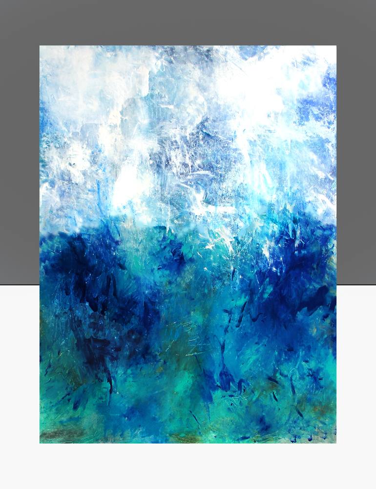 Original Abstract Expressionism Abstract Painting by Ron Halfant