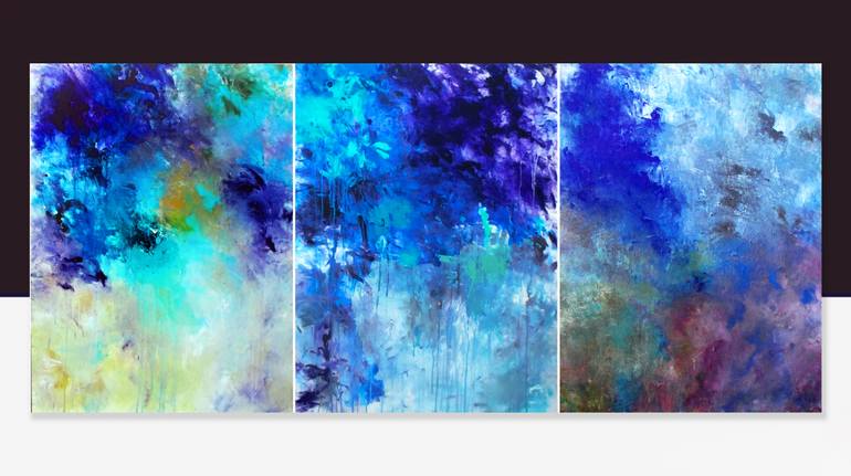 Original Abstract Expressionism Abstract Painting by Ron Halfant