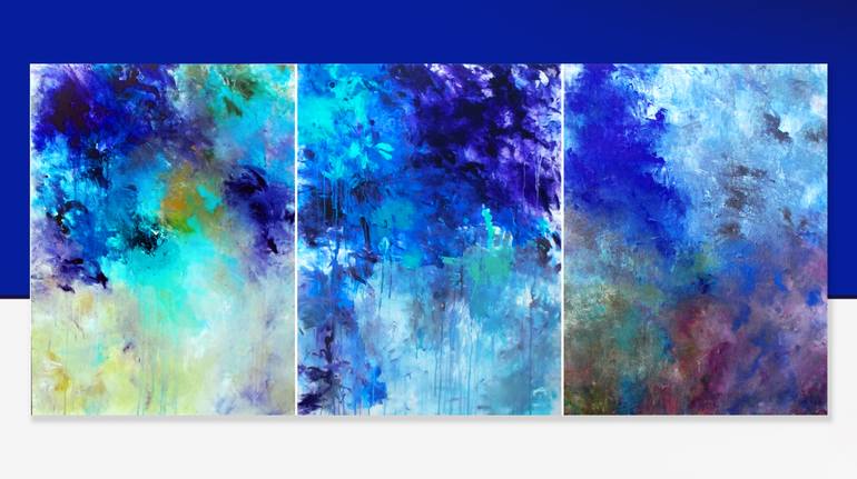 Original Abstract Expressionism Abstract Painting by Ron Halfant