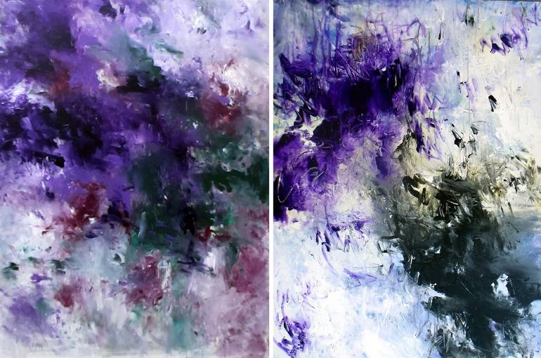 Print of Art Deco Abstract Paintings by Ron Halfant
