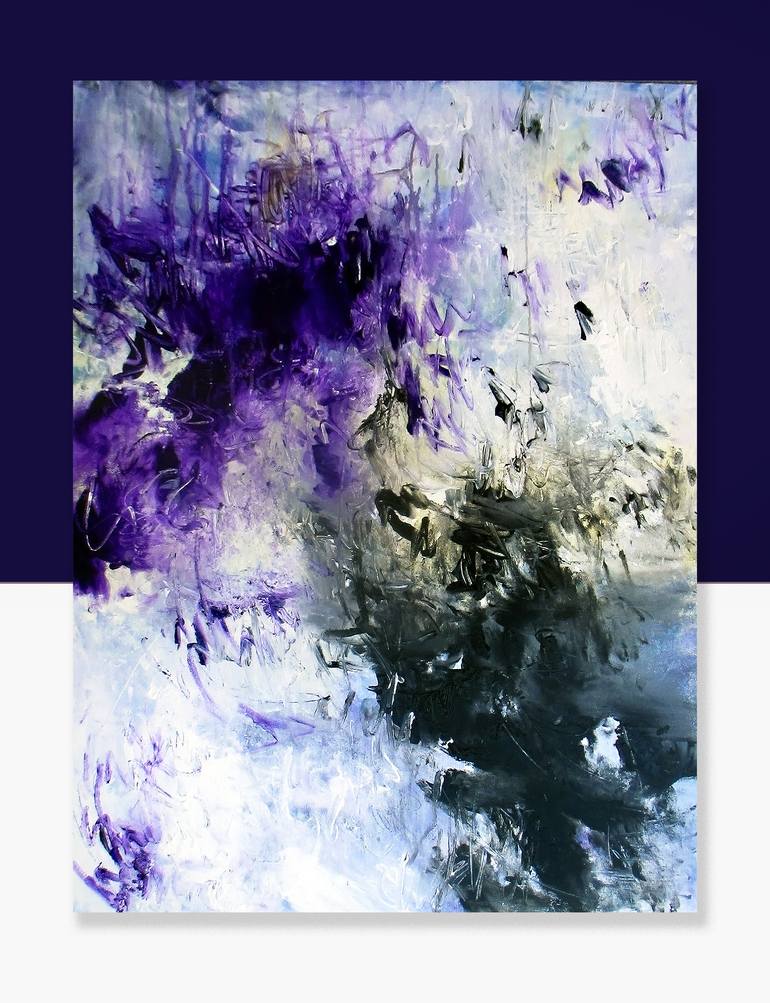 Original Abstract Expressionism Abstract Painting by Ron Halfant