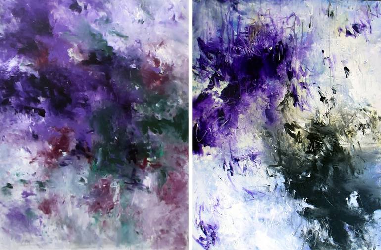 Print of Art Deco Abstract Paintings by Ron Halfant