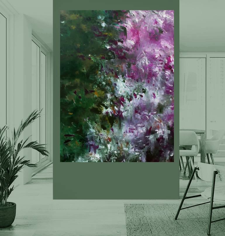 Original Abstract Expressionism Abstract Painting by Ron Halfant