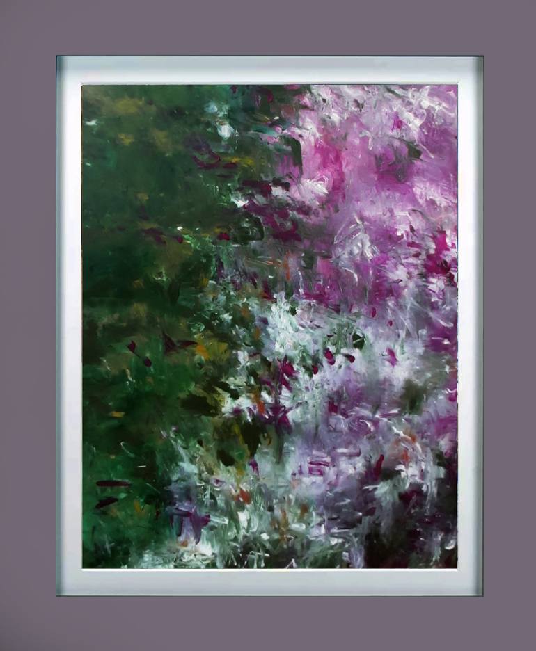 Original Abstract Expressionism Abstract Painting by Ron Halfant
