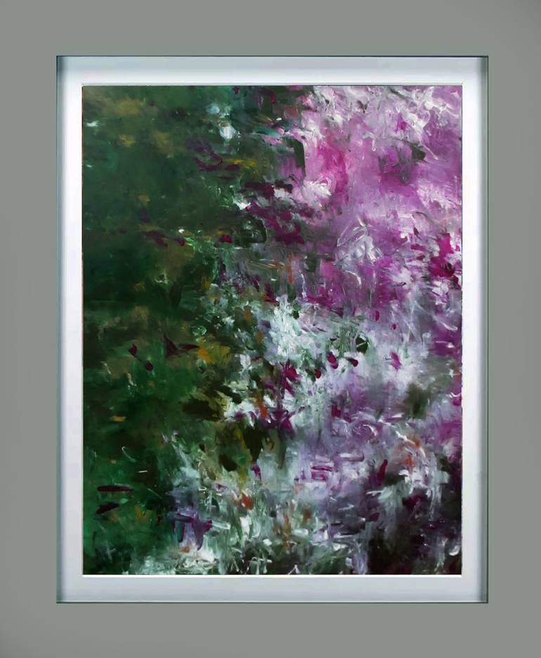 Original Abstract Expressionism Abstract Painting by Ron Halfant