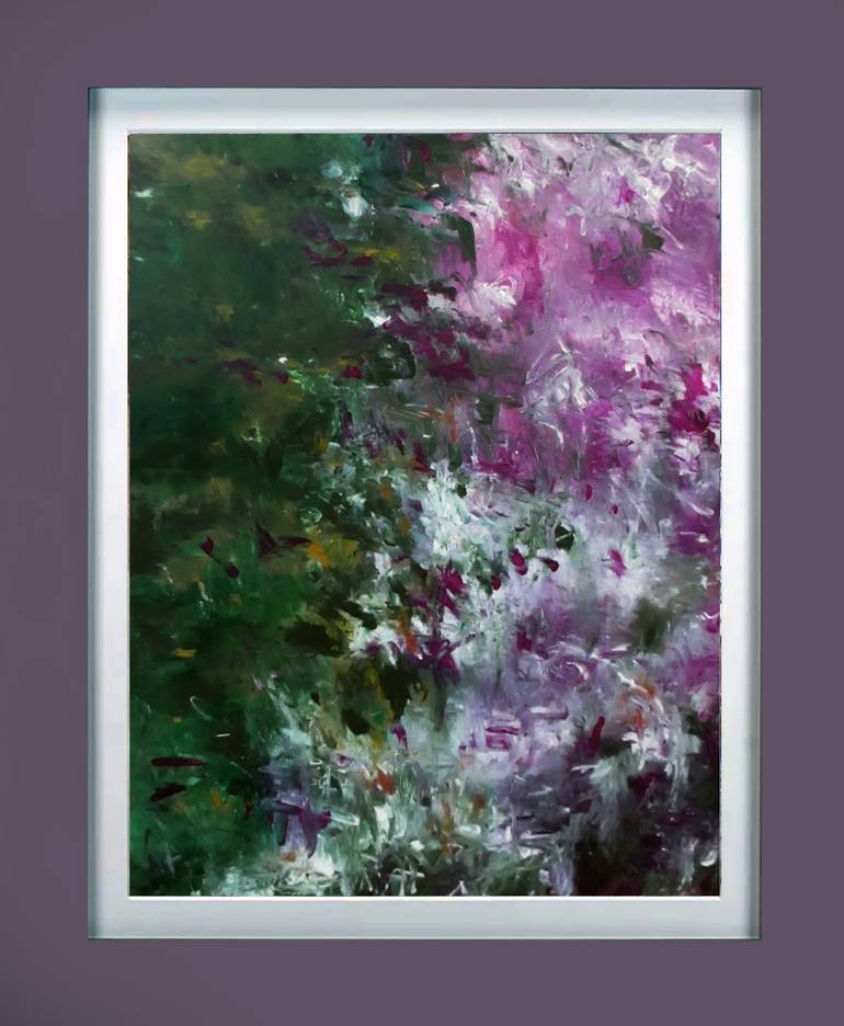 Original Abstract Expressionism Abstract Painting by Ron Halfant