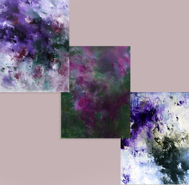 Original Abstract Expressionism Abstract Painting by Ron Halfant