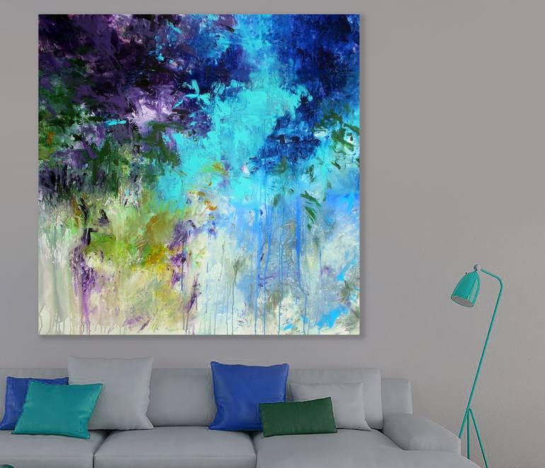 Heavy Texture Paintings, Palette Knife Paniting, Acrylic Painting on C –  Paintingforhome