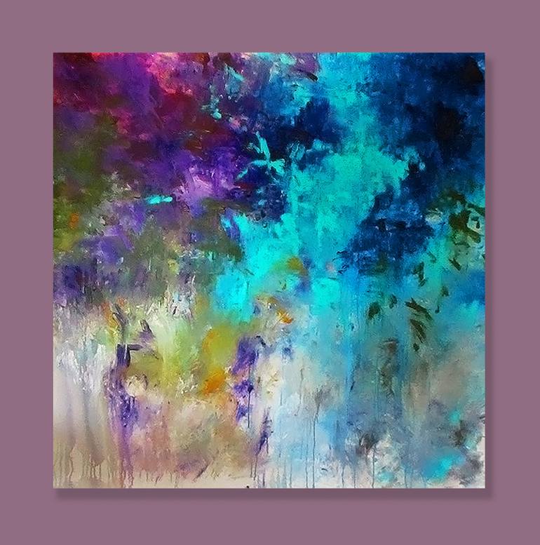 Original Abstract Expressionism Abstract Painting by Ron Halfant