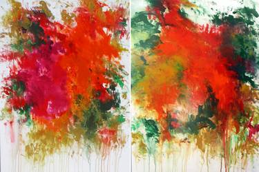 Original Abstract Paintings by Ron Halfant