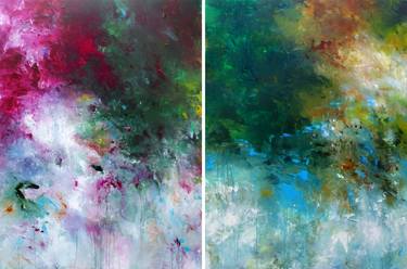 Original Abstract Paintings by Ron Halfant