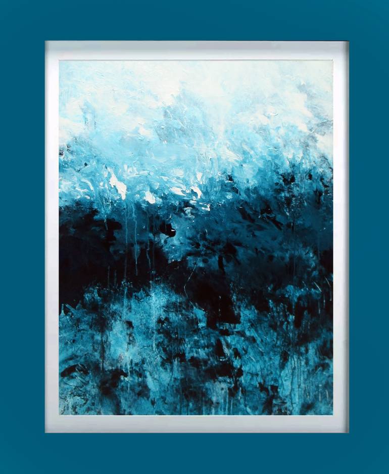 Original Abstract Expressionism Abstract Painting by Ron Halfant