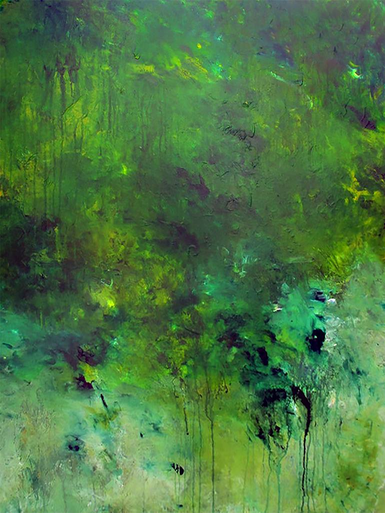 Original Abstract Expressionism Abstract Painting by Ron Halfant