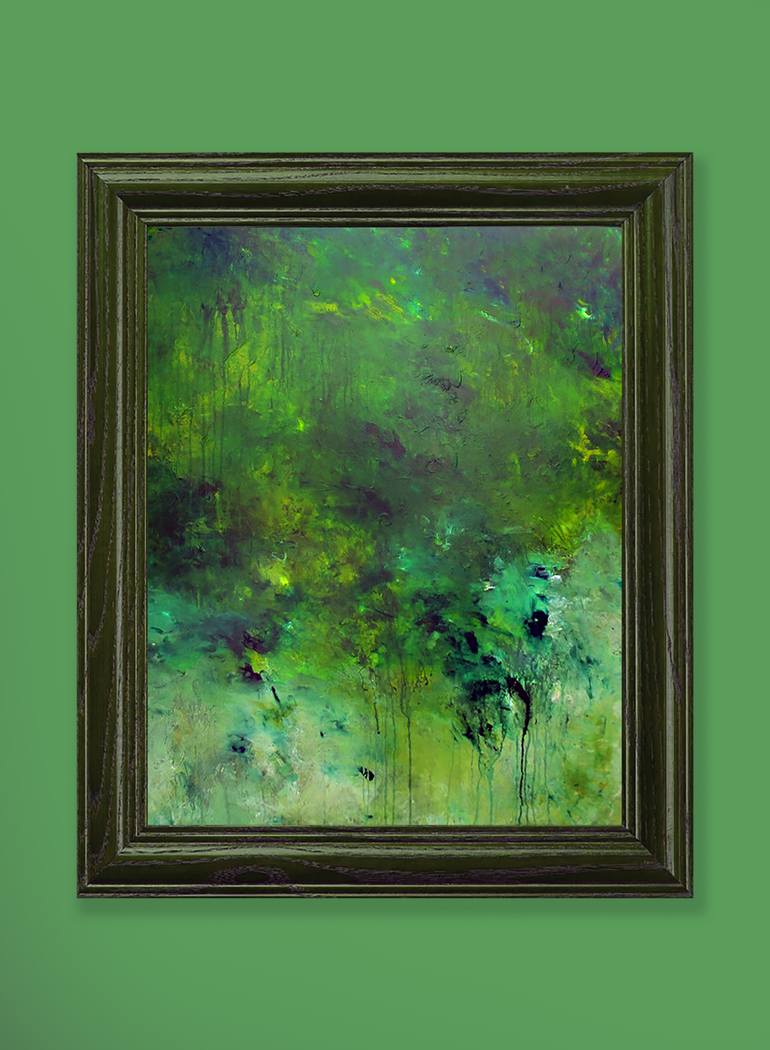 Original Abstract Expressionism Abstract Painting by Ron Halfant