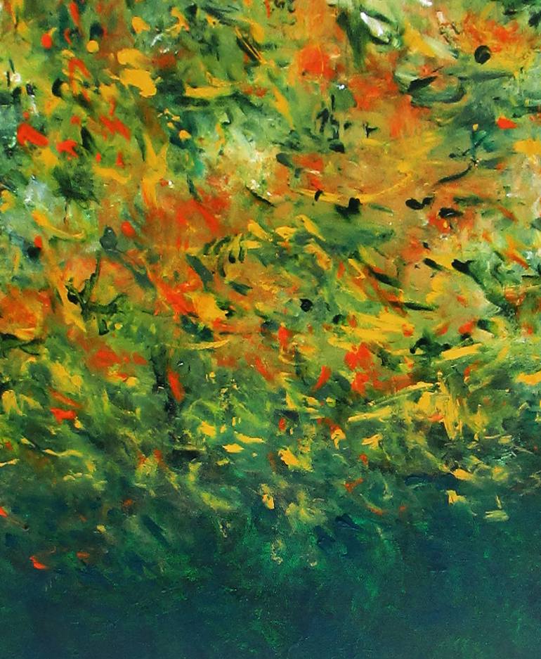 Original Abstract Expressionism Abstract Painting by Ron Halfant