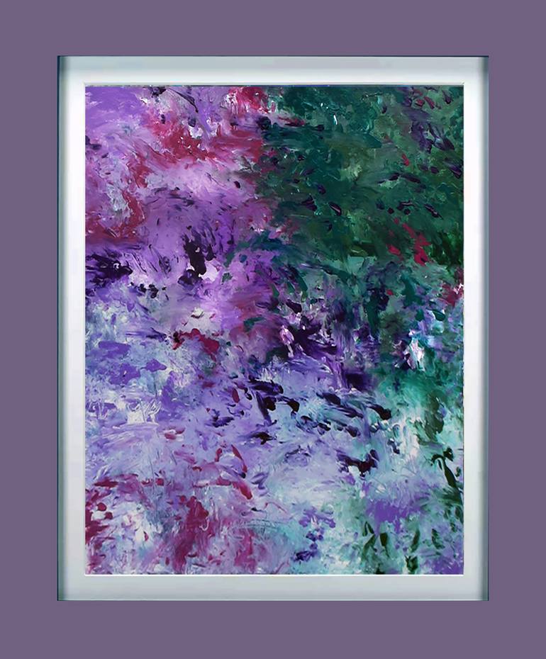 Original Abstract Expressionism Abstract Painting by Ron Halfant