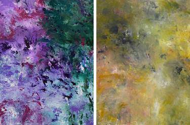Original Abstract Expressionism Abstract Paintings by Ron Halfant