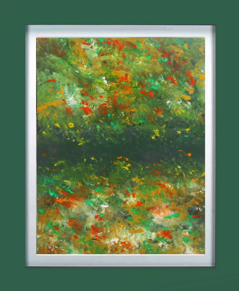 Original Abstract Expressionism Abstract Painting by Ron Halfant