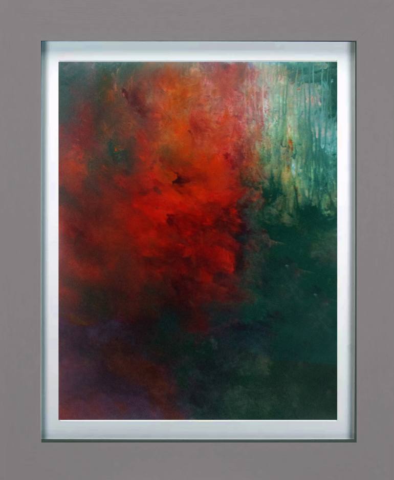 Original Abstract Expressionism Abstract Painting by Ron Halfant