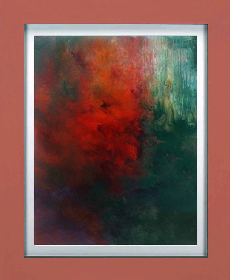 Original Abstract Expressionism Abstract Painting by Ron Halfant