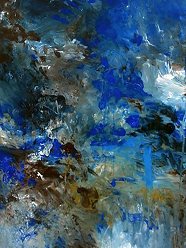 Original Abstract Expressionism Abstract Painting by Ron Halfant