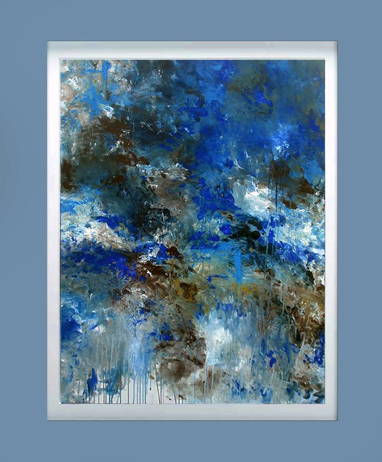Original Abstract Expressionism Abstract Painting by Ron Halfant