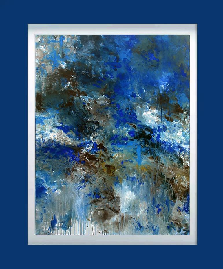 Original Abstract Expressionism Abstract Painting by Ron Halfant