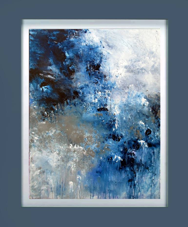 Original Abstract Expressionism Abstract Painting by Ron Halfant