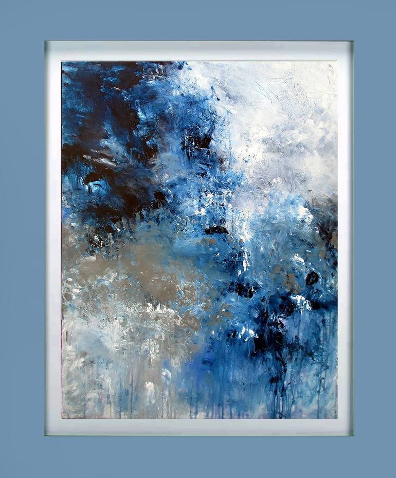 Original Abstract Expressionism Abstract Painting by Ron Halfant