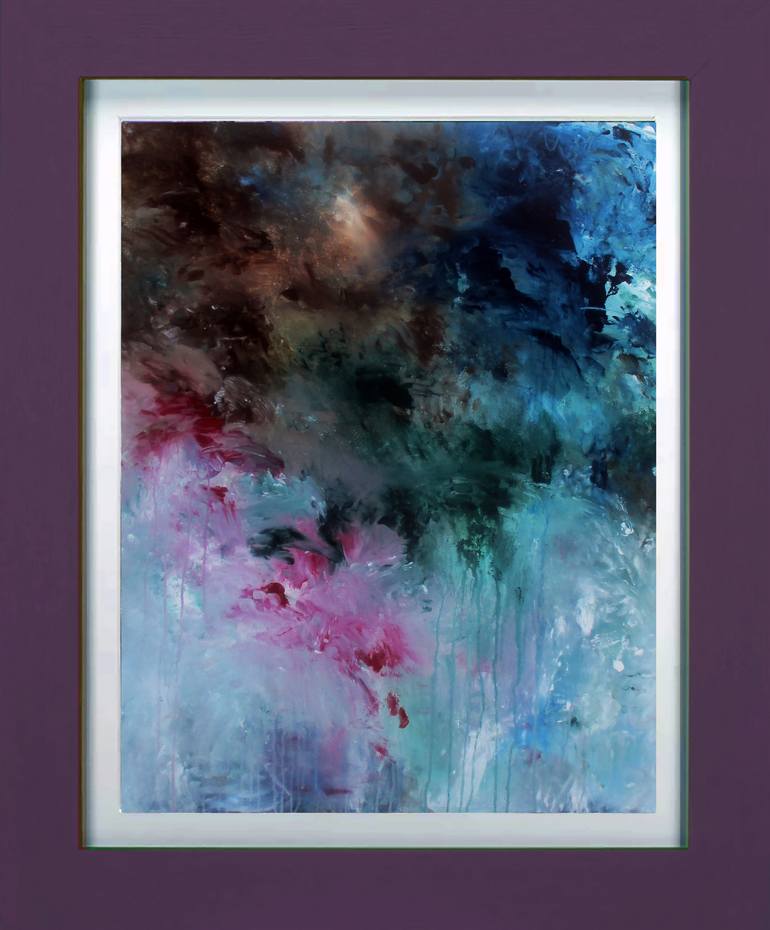 Original Abstract Expressionism Abstract Painting by Ron Halfant