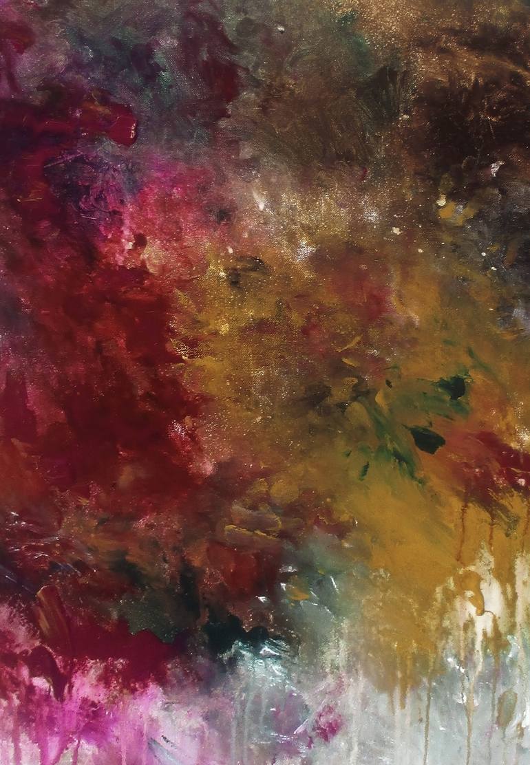 Original Abstract Expressionism Abstract Painting by Ron Halfant