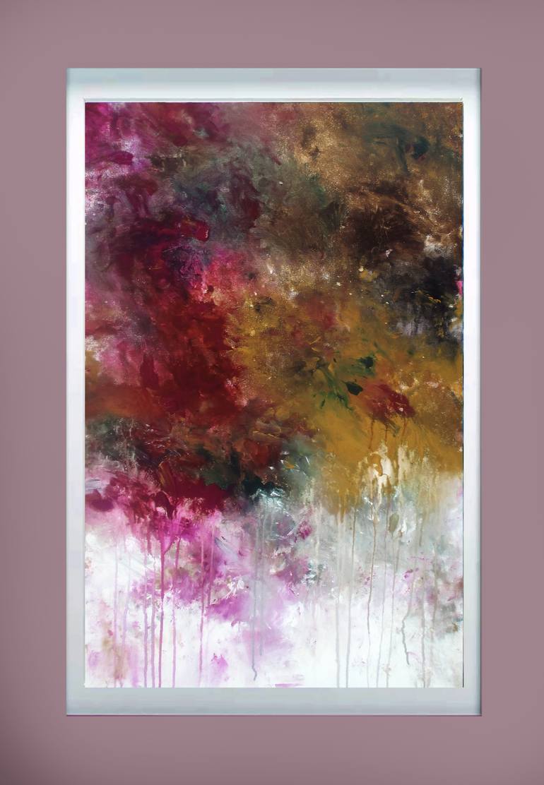 Original Abstract Expressionism Abstract Painting by Ron Halfant