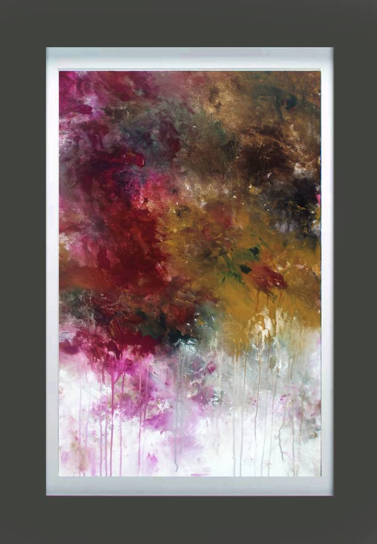 Original Abstract Expressionism Abstract Painting by Ron Halfant