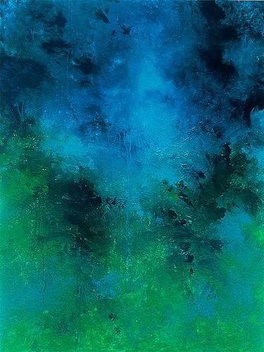 Original Abstract Expressionism Abstract Painting by Ron Halfant