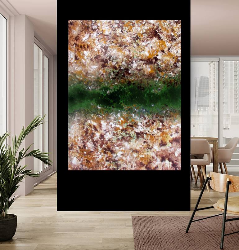 Original Abstract Expressionism Abstract Painting by Ron Halfant