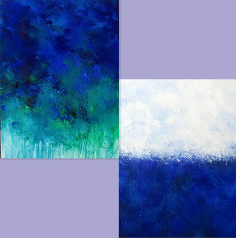 Original Abstract Expressionism Abstract Painting by Ron Halfant