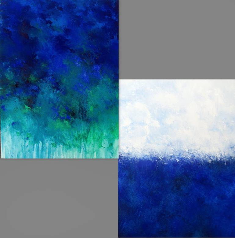 Original Abstract Expressionism Abstract Painting by Ron Halfant